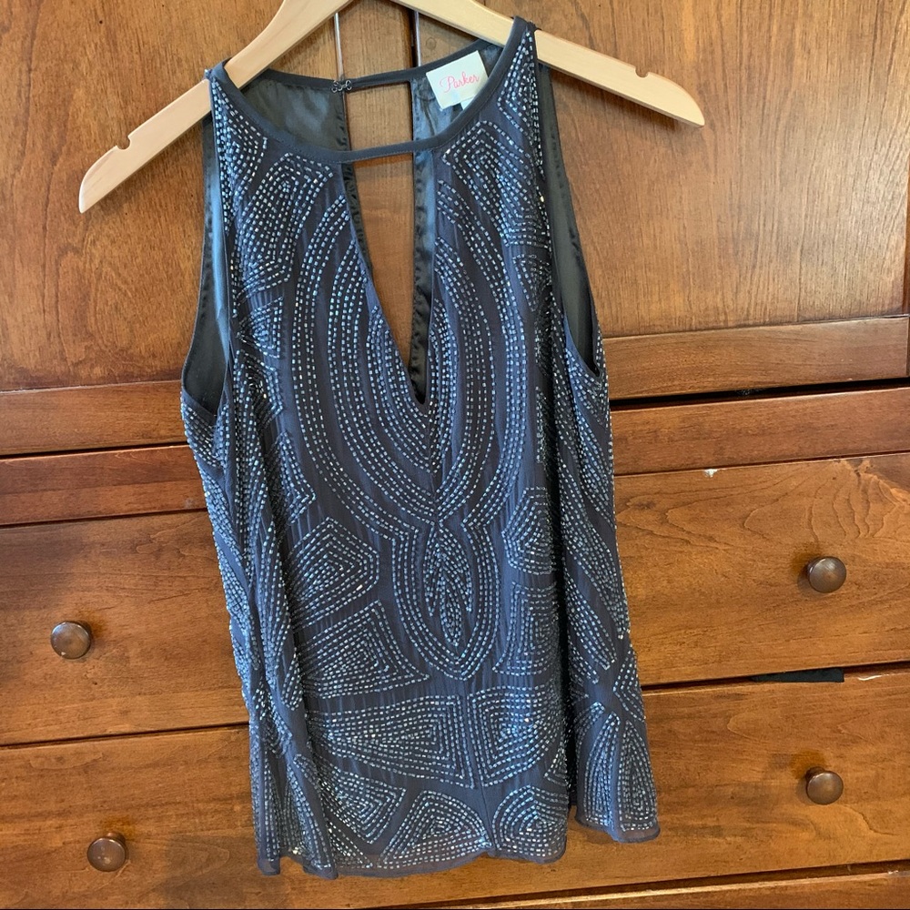Sequin Parker blouse, S
